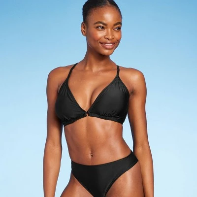 Women's Center Front Ring Triangle Bikini Top - Shade & Shore™ 9 Women's Center Front Ring Triangle Bikini Top - Shade & Shore™ - Image 7