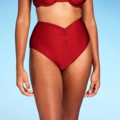 Women's High Waist Shirred Front Bikini Bottom - Shade & Shore™ -Clothing Sales Store GUEST 0409dce0 96b0 4197 b1a9 a4f82326d41a