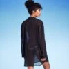 Women's Long Sleeve Cover Up Shirtdress - Shade & Shore™ Black -Clothing Sales Store GUEST 11aaf07b 77b7 42c4 99b6 fbaf021e9def