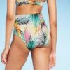 Women's High Waist Medium Coverage Bikini Bottom - Shade & Shore™ Multi Palm Print -Clothing Sales Store GUEST 14d30756 bc4f 4bdb a16a 6dd439ac2ec7