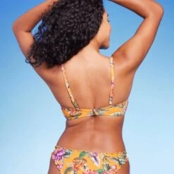 Women's Lightly Lined Ruffle Underwire Bikini Top - Shade & Shore™ Orange -Clothing Sales Store GUEST 1519628f 6f0f 4684 98bb c9165928d2dd