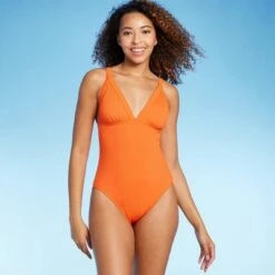 Women's Ribbed Triangle One Piece Swimsuit - Shade & Shore™ 12 Women's Ribbed Triangle One Piece Swimsuit - Shade & Shore™ -Clothing Sales Store GUEST 1adee4a5 40e4 4258 86e1 2387404319d3