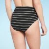 Women's Ribbed High Waist Bikini Bottom - Shade & Shore™ Black Striped -Clothing Sales Store GUEST 1c4449f6 c558 4dcc ab5d 05f2aed8afa1