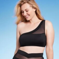 Women's One Shoulder Mesh Bikini Top - Shade & Shore™ Black 11 Women's One Shoulder Mesh Bikini Top - Shade & Shore™ Black -Clothing Sales Store GUEST 217aa012 ae45 4296 b8b5 c7843cf5bd1e