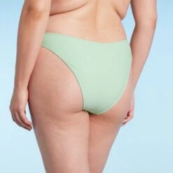 Women's High Leg Extra Cheeky Bikini Bottom - Shade & Shore™ Green -Clothing Sales Store GUEST 21a120c7 cd03 4782 a463 3847f66ab611