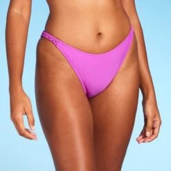 Women's Macramé Detail High Leg Bikini Bottom - Shade & Shore™ Purple -Clothing Sales Store GUEST 21c4d00d f3c2 4d16 8b20 1a789936957a