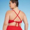 Women's Ribbed Longline V-Wire Bikini Top - Shade & Shore™ Red -Clothing Sales Store GUEST 2228454c 689f 4a0d 804f e240ca692a29