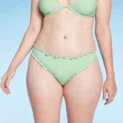Women's Low-Rise Ruffle Cheeky Bikini Bottom - Shade & Shore™ -Clothing Sales Store GUEST 242a6c3a 5903 4d74 8a54 756697be2c47
