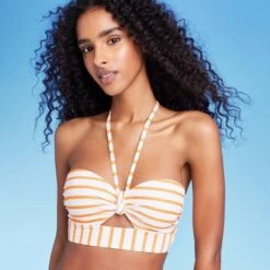 Women's Lightly Lined Tunneled Front Keyhole Bikini Top - Shade & Shore™ Orange -Clothing Sales Store GUEST 25b63c75 b195 42f9 bb74 63f04902908e