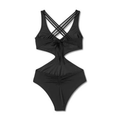Women's Braided Strap Detail Monokini One Piece Swimsuit - Shade & Shore™ 7 Women's Braided Strap Detail Monokini One Piece Swimsuit - Shade & Shore™ - Image 5