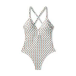 Women's Plunge Front High Leg One Piece Swimsuit - Shade & Shore™ Multi Geo Print -Clothing Sales Store GUEST 2d3e325b 20c9 4d38 a632 aae7a96b0871