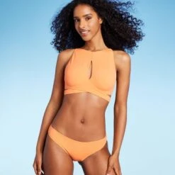 Women's High Neck Cut Out Underwire Bikini Top - Shade & Shore™ Orange -Clothing Sales Store GUEST 2e1db8cf 80c8 4a0e bc73 6e18417eba0f