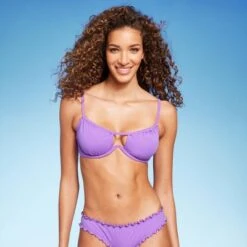 Women's Tunneled Neckline Underwire Bikini Top - Shade & Shore™ Purple -Clothing Sales Store GUEST 3502eb89 b388 4c87 aae8 edb98bfa4288