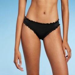 Women's Ruffle Extra Cheeky Bikini Bottom - Shade & Shore™ Black -Clothing Sales Store GUEST 36989d0e 4831 484e ba8a 900ec6e3aa58