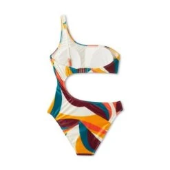 Women's One Shoulder Cut Out One Piece Swimsuit - Shade & Shore™ Multi Abstract Print 12 Women's One Shoulder Cut Out One Piece Swimsuit - Shade & Shore™ Multi Abstract Print -Clothing Sales Store GUEST 379e72fd 11a9 42aa b87e 88618693199e