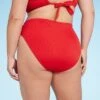 Women's Ribbed High Waist High Leg Bikini Bottom - Shade & Shore™ Red -Clothing Sales Store GUEST 3c7c73be cba4 4021 b388 199cc4fc23d2