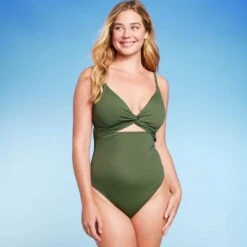 Women's Plunge Cut Out One Piece Swimsuit - Shade & Shore™ -Clothing Sales Store GUEST 3c7d1ac0 5d00 4757 98fe 2afb2281f5d1