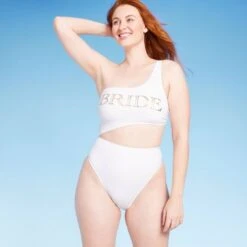 Women's One Shoulder Cut Out Extra Cheeky One Piece Swimsuit - Shade & Shore™ White 13 Women's One Shoulder Cut Out Extra Cheeky One Piece Swimsuit - Shade & Shore™ White -Clothing Sales Store GUEST 3e78908c 6025 418e 8bca d6dbd23ec348