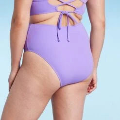 Women's High Waist Bikini Bottom - Shade & Shore™ Purple -Clothing Sales Store GUEST 3e8099a5 6ebd 452d 9af9 f603966c140e