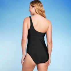 Women's Mesh Front Asymmetrical One Shoulder One Piece Swimsuit - Shade & Shore™ Black -Clothing Sales Store GUEST 3eb69a2d 4f16 4f27 b35a 4e18e60febf8