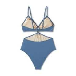 Women's Cut Out Bead Detail One Piece Swimsuit - Shade & Shore™ Blue -Clothing Sales Store GUEST 3f2cbdb3 4381 4368 b261 ad1f05bbf369