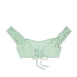 Women's Shirred Off The Shoulder Bralette Lace-Up Bikini Top - Shade & Shore™ Light Green 14 Women's Shirred Off The Shoulder Bralette Lace-Up Bikini Top - Shade & Shore™ Light Green -Clothing Sales Store GUEST 40130ce5 174a 44b1 874a 1596a758c8de