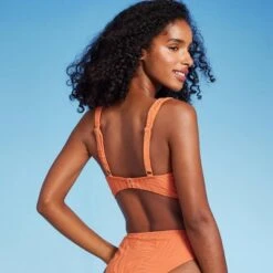 Women's Bandeau Jacquard Bikini Top - Shade & Shore™ Orange -Clothing Sales Store GUEST 488fc5c7 46b4 448f af6b 81801c97c6a0
