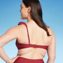 Women's One Shoulder Floret Detail Bikini Top - Shade & Shore™ Red -Clothing Sales Store GUEST 4ba93474 db35 4b7f a2f1 d4909216fd64