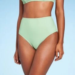 Women's High Waist Cheeky Bikini Bottom - Shade & Shore™ Light Green -Clothing Sales Store GUEST 4dcd7e3f 23dc 4ef5 99b7 b83fbf0394e6