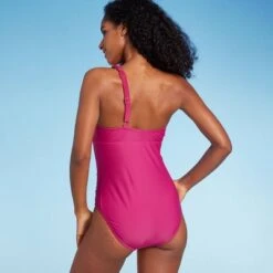 Women's One Shoulder Twist One Piece Swimsuit - Shade & Shore™ -Clothing Sales Store GUEST 4f436c08 161d 4e1d 8218 2f76caea9689