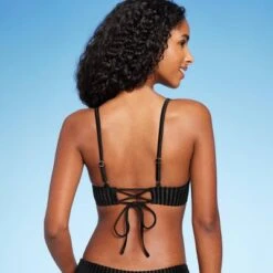 Women's Velour Ribbed Bralette Bikini Top - Shade & Shore™ Black -Clothing Sales Store GUEST 4f47b03f b744 46fd 87fd c424e13573c3