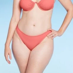 Women's High Leg Extra Cheeky Bikini Bottom - Shade & Shore™ Pink -Clothing Sales Store GUEST 5b5e702a 1e39 4825 8337 c23bf7e5f423