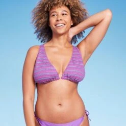Women's Crochet Triangle Bikini Top - Shade & Shore™ Purple -Clothing Sales Store GUEST 5dd81ea5 a345 4b1c 9255 1ffc9687dd78
