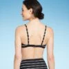Women's Ribbed Demi Underwire Bikini Top - Shade & Shore™ Black Striped -Clothing Sales Store GUEST 651c55fc a0c5 4017 9117 eca0fe89215c