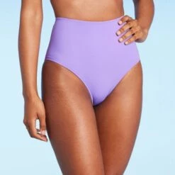 Women's High Waist Bikini Bottom - Shade & Shore™ Purple -Clothing Sales Store GUEST 65284329 1844 4103 873a 641b9ae2bc96