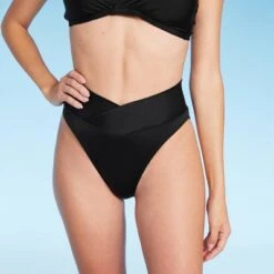 Women's V-Front Mid-Rise High Leg Cheeky Bikini Bottom - Shade & Shore™ 13 Women's V-Front Mid-Rise High Leg Cheeky Bikini Bottom - Shade & Shore™ -Clothing Sales Store GUEST 69faead7 5726 4f22 a81b 394ea81eee10