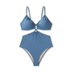 Women's Cut Out Bead Detail One Piece Swimsuit - Shade & Shore™ Blue -Clothing Sales Store GUEST 6d7beab1 9163 4db5 beb5 a9169826d5e7