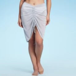 Women's Lurex Tunneled Front Cover Up Skirt - Shade & Shore™ White -Clothing Sales Store GUEST 6f5bf6f6 323f 4ea4 a9c8 d70856842f99