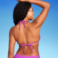 Women's Macramé Detail Halter Triangle Bikini Top - Shade & Shore™ Purple -Clothing Sales Store GUEST 6f710d9f 93c8 4634 9b7d 3f50989fff17