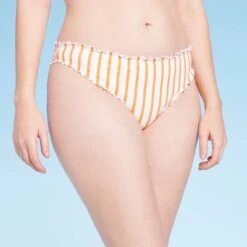 Women's Ruffle Cheeky Bikini Bottom - Shade & Shore™ Orange -Clothing Sales Store GUEST 71aab7ce 9fd3 4b2b 9750 e57ab7ace9da