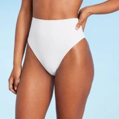 Women's High Waist Cheeky Bikini Bottom - Shade & Shore™ White -Clothing Sales Store GUEST 71f1cf3d c8d7 4a69 957c acb9e6b1c7f0
