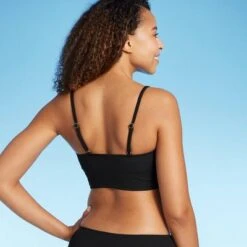 Women's Longline Ribbed Bikini Top - Shade & Shoreâ„¢