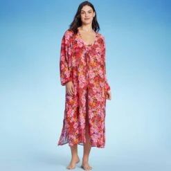 Women's Long Sleeve Open-Front Maxi Cover Up - Shade & Shore™ Multi Floral Print 9 Women's Long Sleeve Open-Front Maxi Cover Up - Shade & Shore™ Multi Floral Print -Clothing Sales Store GUEST 75a28690 453e 41d9 8d29 afbf6312eefd