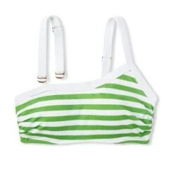 Women's Underwire Ribbed One Shoulder Bikini Top - Shade & Shore™ Green/White 13 Women's Underwire Ribbed One Shoulder Bikini Top - Shade & Shore™ Green/White -Clothing Sales Store GUEST 771a4b80 c72e 4823 b5f7 a007b42cf180