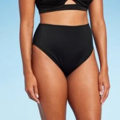 Women's High Waist High Leg Ribbed Medium Coverage Bikini Bottom - Shade & Shore™ -Clothing Sales Store GUEST 78faa57c 7e07 4eab b559 0ce059b425e6