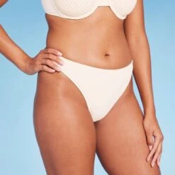 Women's High Leg Bikini Bottom - Shade & Shore™ Off-White -Clothing Sales Store GUEST 7c1826cc 3341 4829 a5be ece61b5cea75