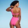 Women's Ribbed One Shoulder Cut Out One Piece Swimsuit - Shade & Shore™ -Clothing Sales Store GUEST 7c5985dc 8117 41b2 808d 50d5010b02ef