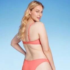 Women's Shirred Cup Continuous Underwire Bikini Top - Shade & Shore™ Pink -Clothing Sales Store GUEST 8146c825 0252 4d4c 9d2e 1a3459ac02eb