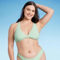 Women's Twist-Front Bralette Bikini Top - Shade & Shore™ Green -Clothing Sales Store GUEST 82317407 aa6d 4d1c baa5 ac7ca61821a8
