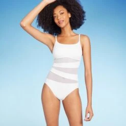 Women's Mesh Front One Piece Swimsuit - Shade & Shore™ -Clothing Sales Store GUEST 8543720d c68a 45eb 843b 2a6c9c5dbffb